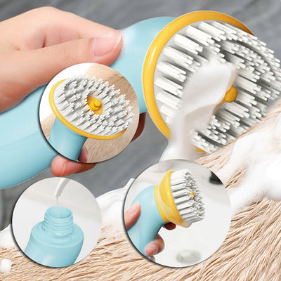 New Hand-held Pet Bath Brush Bath Brush Cleaning Pet Shower Hair Grooming Cmob Dog Cleaning Tool Pet Supplies